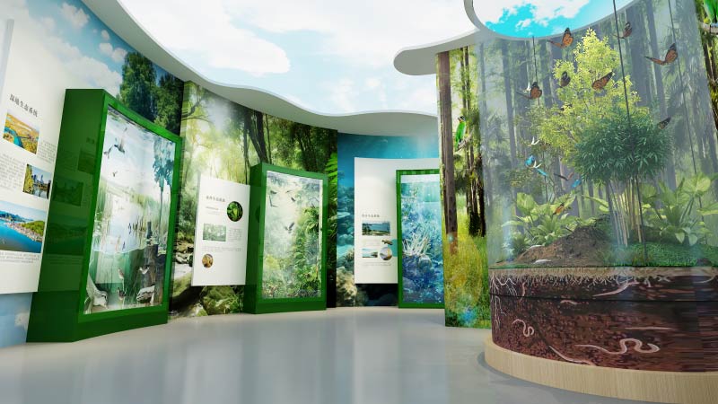 中展股份筑造全国首个亲生态生态文明教育馆-展厅设计新方向 中展股份筑造全国首个亲生态生态文明教育馆-展厅设计新方向